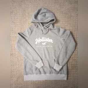 Hollister Abercrombie & Fitch Heather Gray Pullover Hoodie